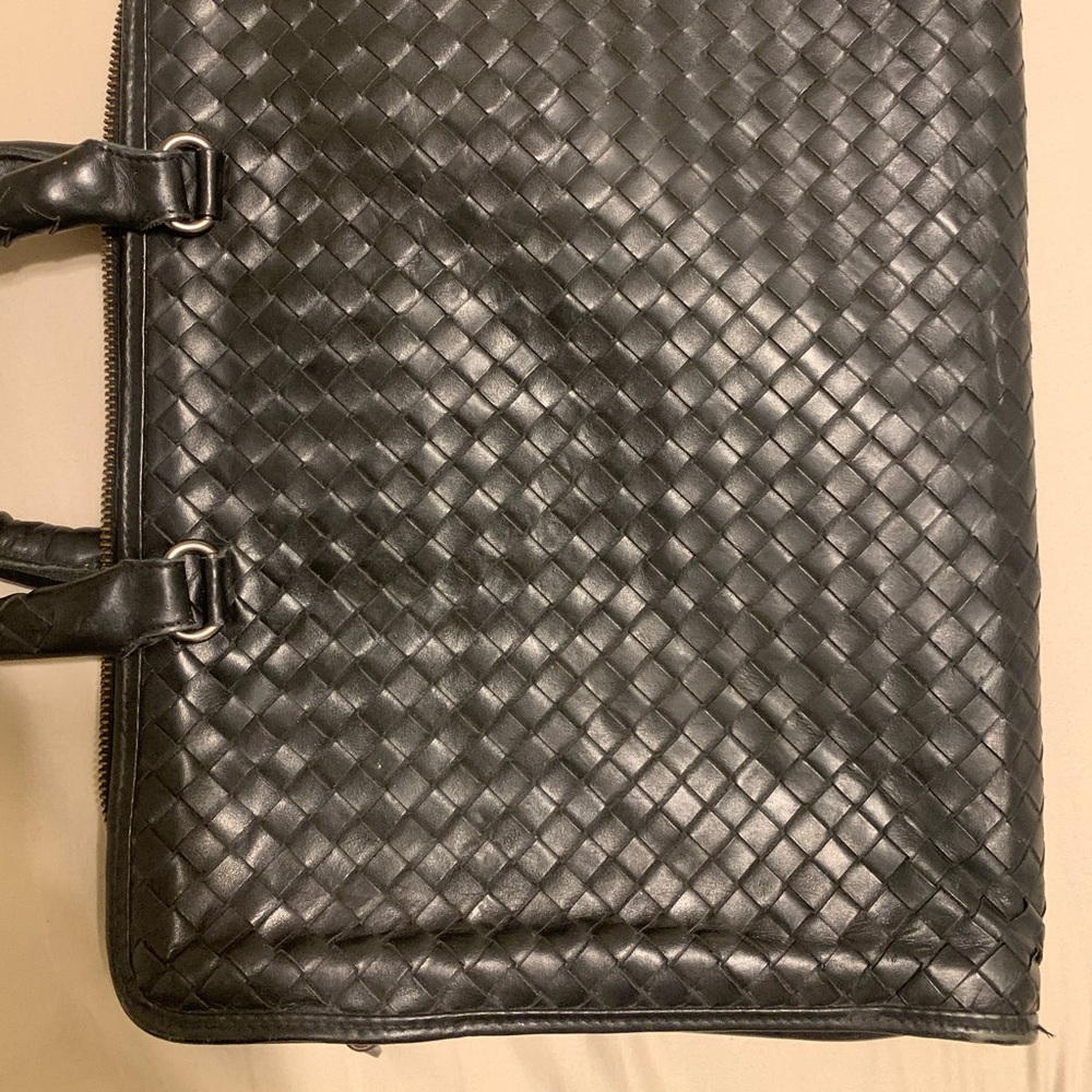 Bottega veneta woven messenger bag